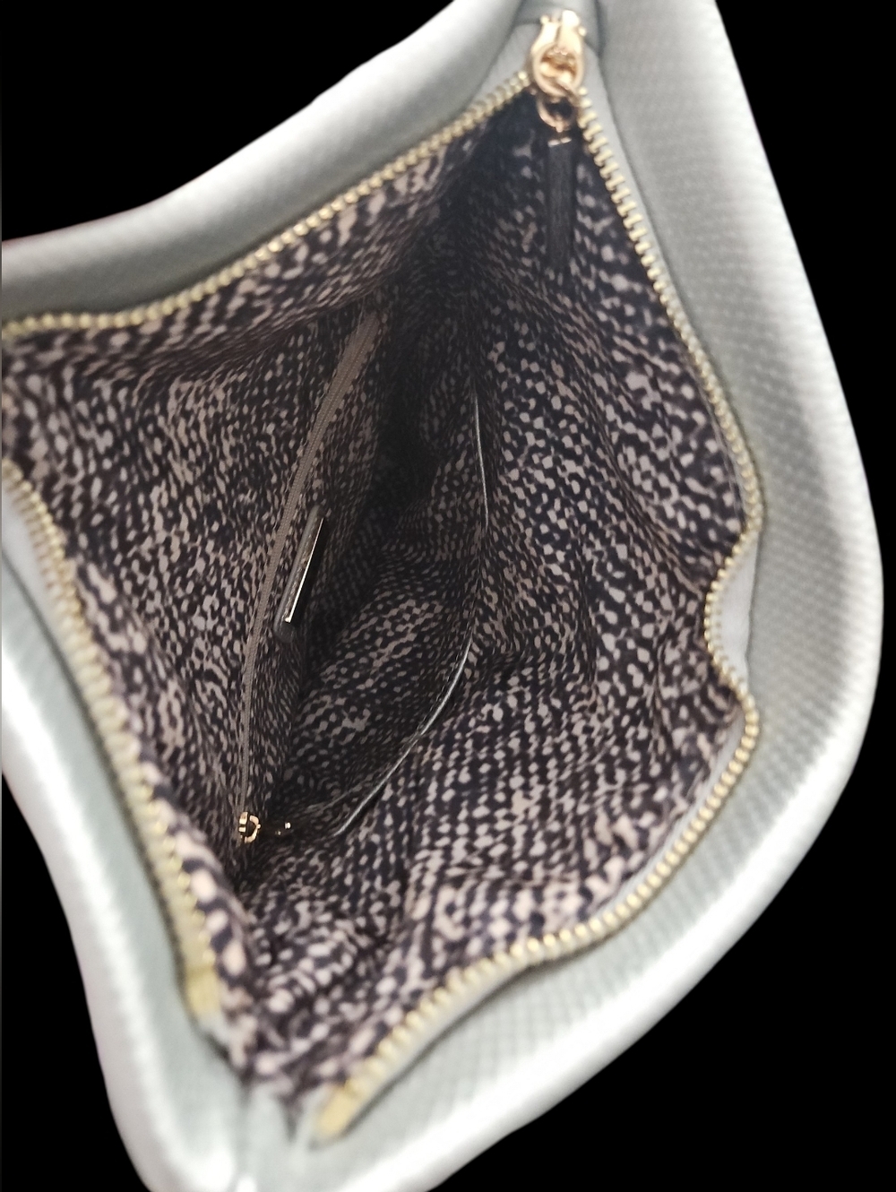Urban Expressions Women's Fold-Over Chain Crossbody Bag — Silver - Picture 5 of 9
